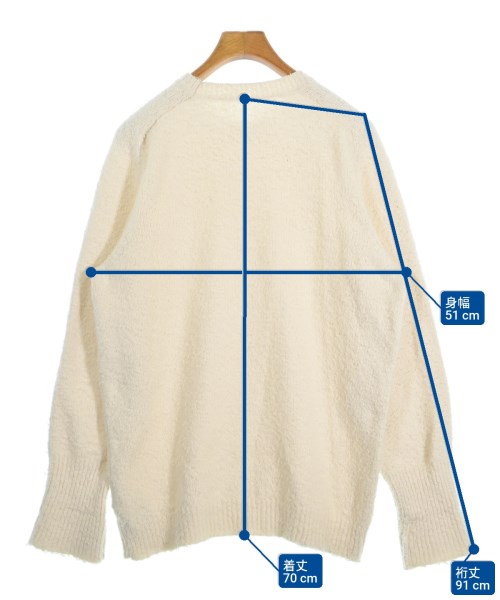 Maison Margiela（メゾンマルジェラ）ニット・セーター 白 サイズ:S メンズ/2200657005016