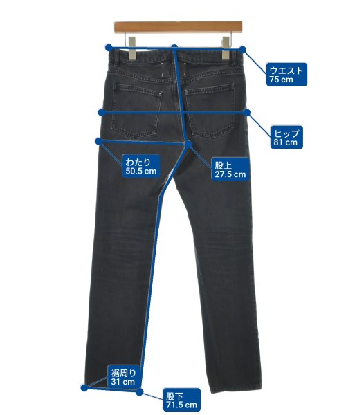 Maison Margiela（メゾンマルジェラ）デニムパンツ 黒 サイズ:44(S位) メンズ/2200657187040