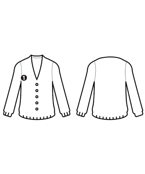 Maison Margiela（メゾンマルジェラ）カーディガン 紺 サイズ:S メンズ/2200657187101