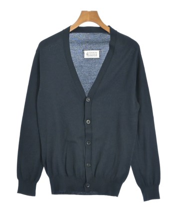 【美品】メゾンマルジェラ　ネイビー ボタン付きカーディガン Mサイズ Maison Margiela（メゾンマルジェラ）カーディガン 紺 サイズ:S メンズ