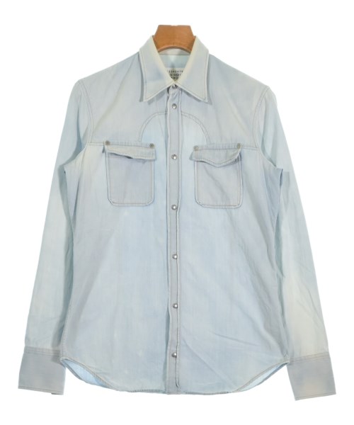 Maison Margiela(メゾンマルジェラ)カジュアルシャツ 青 サイズ:39(M位)/2200657373023