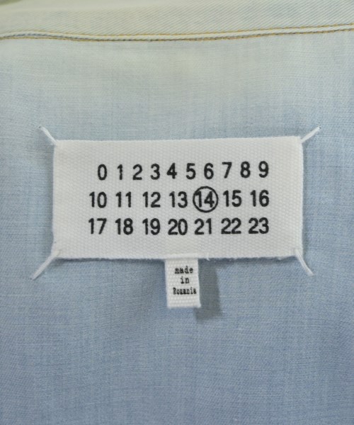 Maison Margiela（メゾンマルジェラ）カジュアルシャツ 青 サイズ:39(M位) メンズ/2200657373023
