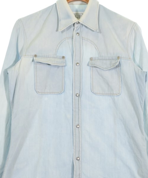 Maison Margiela（メゾンマルジェラ）カジュアルシャツ 青 サイズ:39(M位) メンズ/2200657373023