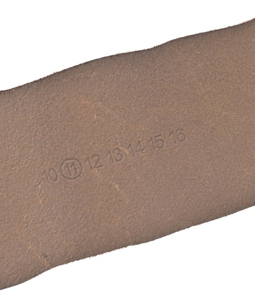 Maison Margiela（メゾンマルジェラ）ベルト 茶 サイズ:- メンズ/2200657651107