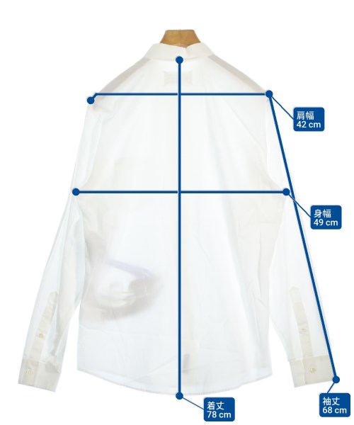 Maison Margiela（メゾンマルジェラ）カジュアルシャツ 白 サイズ:48(L位) メンズ/2200655127024