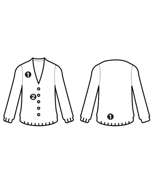 Maison Margiela（メゾンマルジェラ）カーディガン 白 サイズ:S メンズ/2200658158049