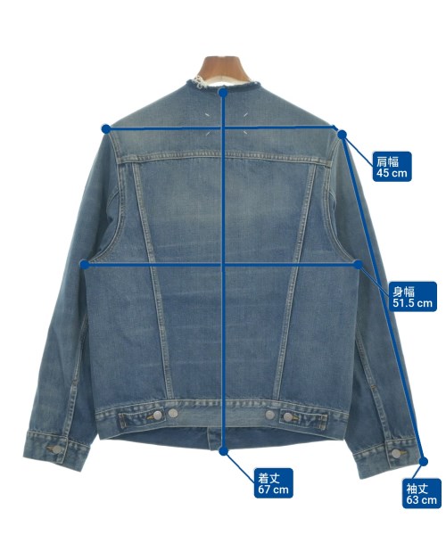 Maison Margiela（メゾンマルジェラ）デニムジャケット 青 サイズ:46(M位) メンズ/2200658404030