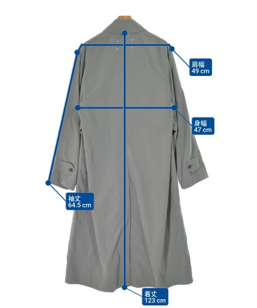 Maison Margiela（メゾンマルジェラ）トレンチコート グレー サイズ:40(M位) メンズ/2200658591013