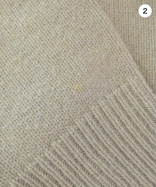 Maison Margiela（メゾンマルジェラ）ニット・セーター ベージュ サイズ:M レディース/2200655453062