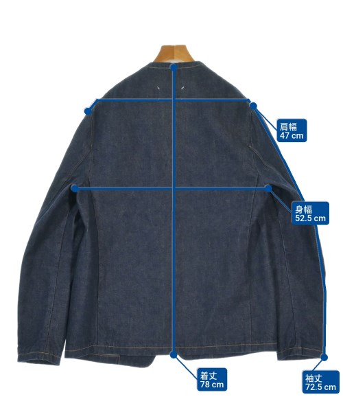 Maison Margiela（メゾンマルジェラ）デニムジャケット 青 サイズ:48(L位) メンズ/2200658842184