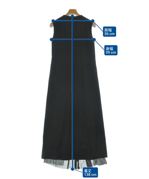 Maison Margiela（メゾンマルジェラ）ワンピース 黒 サイズ:40(M位) レディース/2200659277183