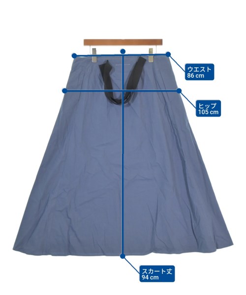 Maison Margiela（メゾンマルジェラ）ロング・マキシ丈スカート 青 サイズ:38(S位) レディース/2200659545268