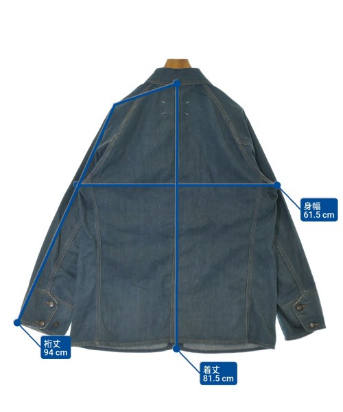 Maison Margiela（メゾンマルジェラ）カバーオール 紺 サイズ:50(XL位) メンズ/2200659595065