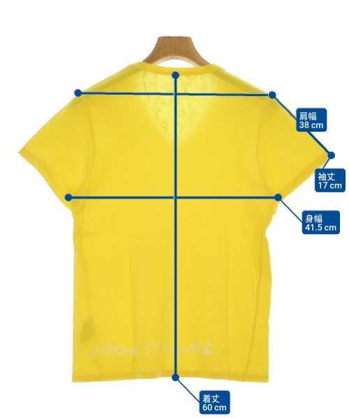 Maison Margiela（メゾンマルジェラ）Tシャツ・カットソー 黄 サイズ:S メンズ/2200660446035