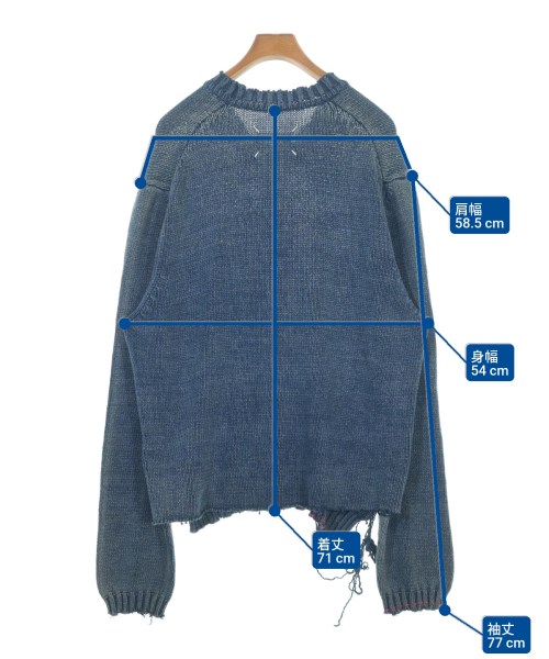 Maison Margiela（メゾンマルジェラ）ニット・セーター 青 サイズ:L メンズ/2200659983077