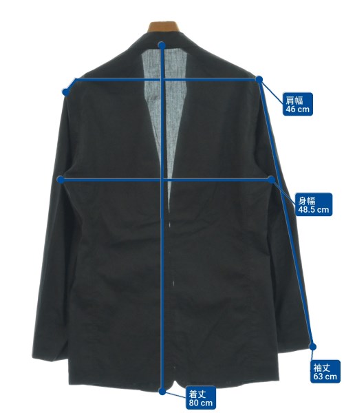 Maison Margiela（メゾンマルジェラ）カジュアルジャケット 黒 サイズ:44(S位) メンズ/2200660938073