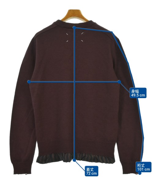 Maison Margiela（メゾンマルジェラ）ニット・セーター 赤 サイズ:L メンズ/2200661238073