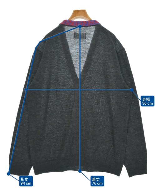 Maison Margiela（メゾンマルジェラ）カーディガン グレー サイズ:M レディース/2200661401019