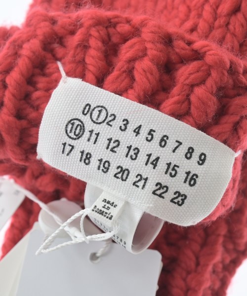 Maison Margiela（メゾンマルジェラ）手袋 赤 サイズ:S メンズ/2200661869178