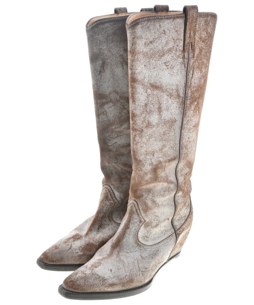 Maison Margiela(メゾンマルジェラ)ブーツ 茶 サイズ:EU39(24cm位)/2200662043010