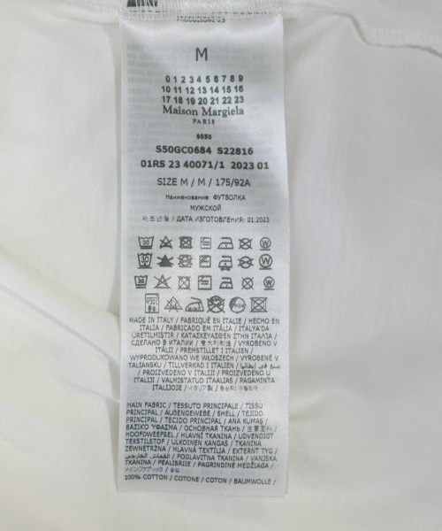 Maison Margiela（メゾンマルジェラ）Tシャツ・カットソー 白 サイズ:M メンズ/2200710978141
