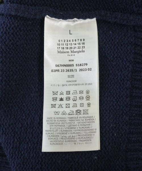 Maison Margiela（メゾンマルジェラ）ニット・セーター 紺 サイズ:L メンズ/2200712117012
