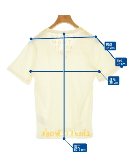 Maison Margiela（メゾンマルジェラ）Tシャツ・カットソー 黄 サイズ:XS レディース/2200712998123
