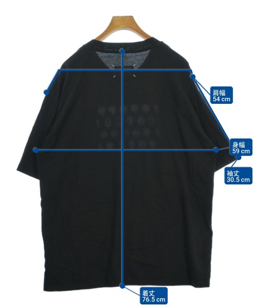 Maison Margiela（メゾンマルジェラ）Tシャツ・カットソー 黒 サイズ:44(S位) メンズ/2200713039085