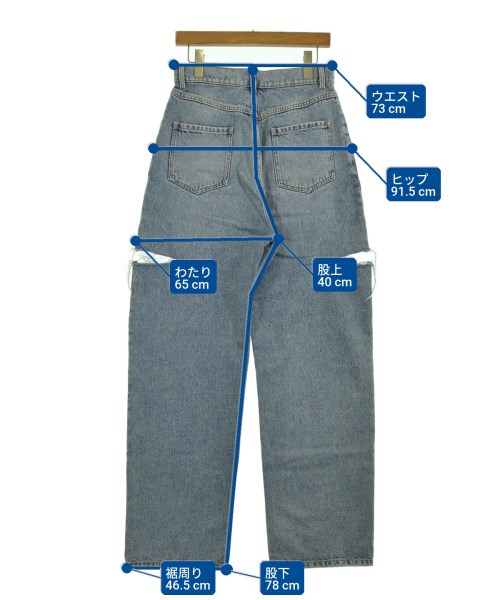 Maison Margiela（メゾンマルジェラ）デニムパンツ 青 サイズ:42(M位) レディース/2200713551112