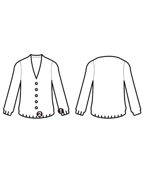 Maison Margiela（メゾンマルジェラ）カーディガン 黒 サイズ:S レディース/2200713566017