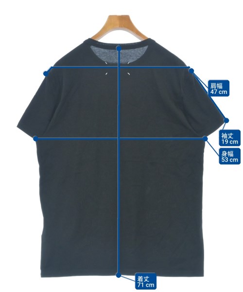 Maison Margiela（メゾンマルジェラ）Tシャツ・カットソー 黒 サイズ:48(L位) メンズ/2200717969012