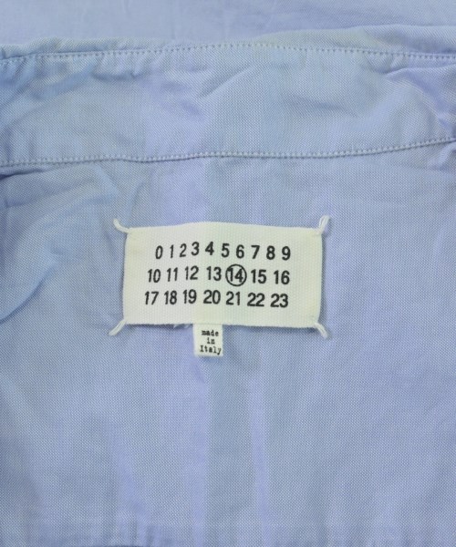 Maison Margiela（メゾンマルジェラ）カジュアルシャツ 青 サイズ:40(L位) メンズ/2200718319090