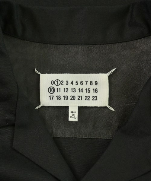 Maison Margiela（メゾンマルジェラ）カジュアルシャツ 黒 サイズ:50(XL位) メンズ/2200718640040
