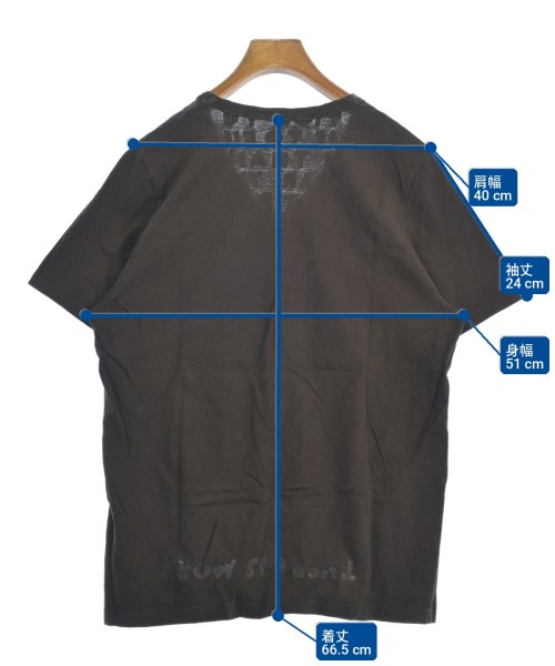 Maison Margiela（メゾンマルジェラ）Tシャツ・カットソー 茶 サイズ:M メンズ/2200719147074
