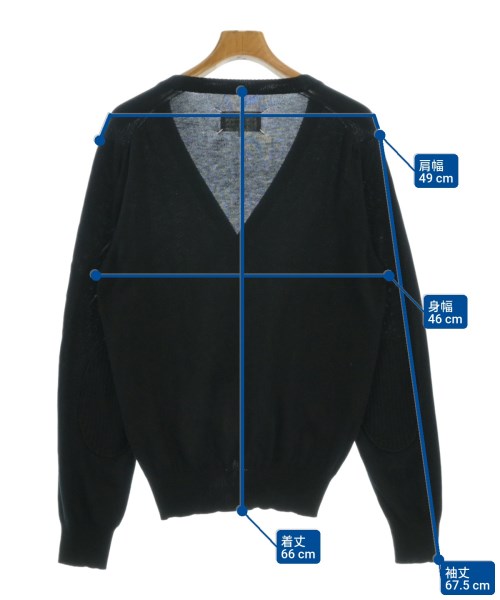 Maison Margiela（メゾンマルジェラ）カーディガン 黒 サイズ:M メンズ/2200645433050