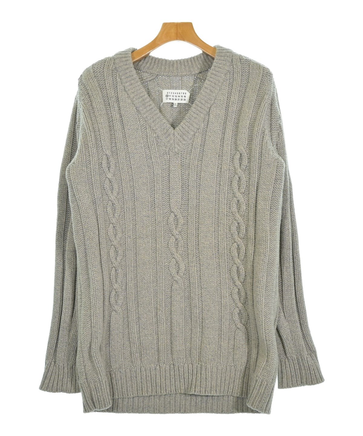 Maison Margiela メゾンマルジェラ ニット・セーター メンズ 【古着】【中古】 Maison Margiela（メゾンマルジェラ）ニット・セーター グレー サイズ