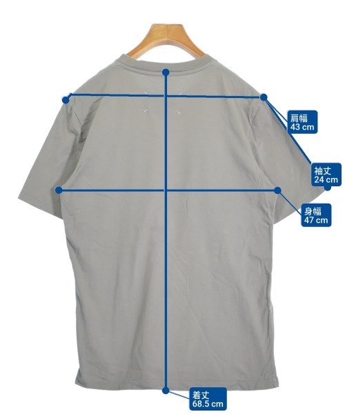 Maison Margiela（メゾンマルジェラ）Tシャツ・カットソー グレー サイズ:S メンズ/2200646260037