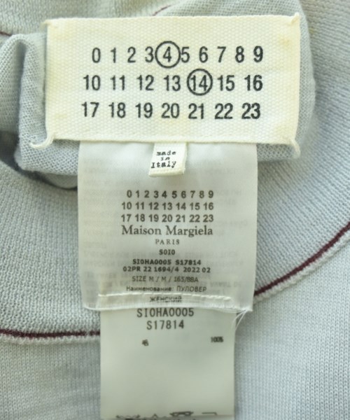 Maison Margiela（メゾンマルジェラ）ニット・セーター 青 サイズ:M レディース/2200646527017