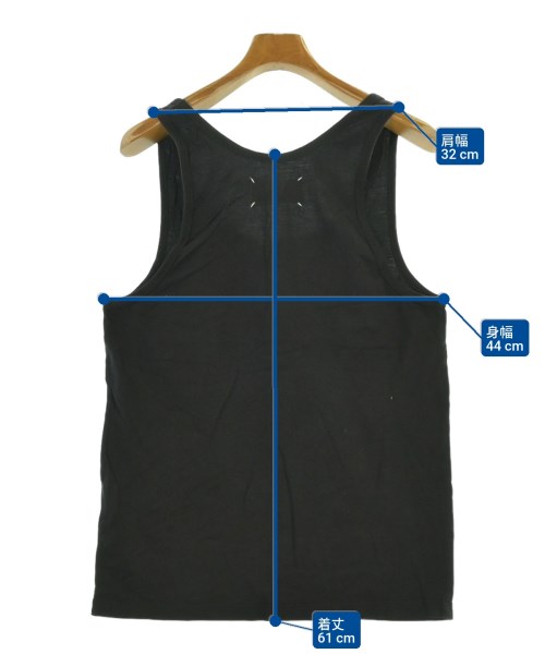 Maison Margiela（メゾンマルジェラ）タンクトップ 黒 サイズ:S メンズ/2200646265292