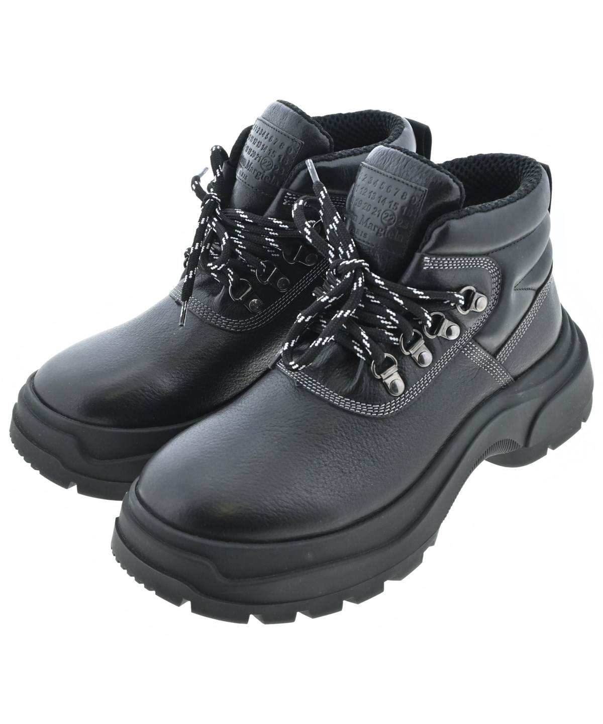 12/7(日)限定出品_Maison Margiela 黒ブーツ 37 Maison Margiela（メゾンマルジェラ）ブーツ 黒 サイズ:EU39(25.5cm位