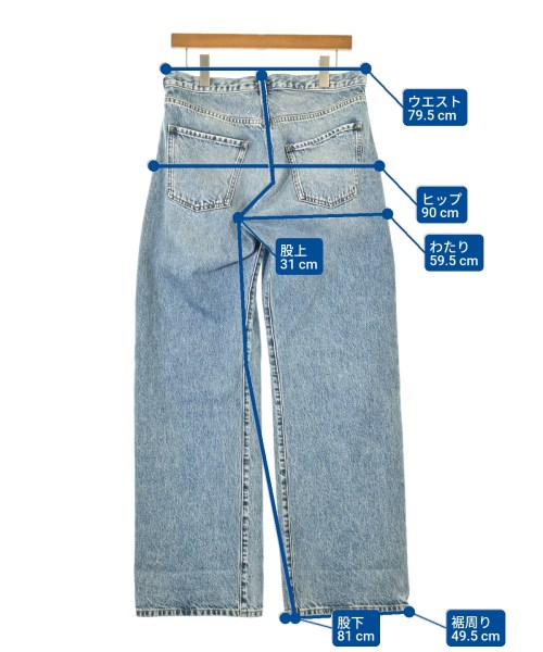 Maison Margiela（メゾンマルジェラ）デニムパンツ 青 サイズ:40(XXS位) メンズ/2200647679029