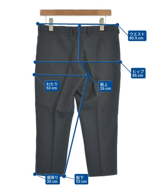 Maison Margiela（メゾンマルジェラ）クロップドパンツ 黒 サイズ:42(M位) レディース/2200648791171