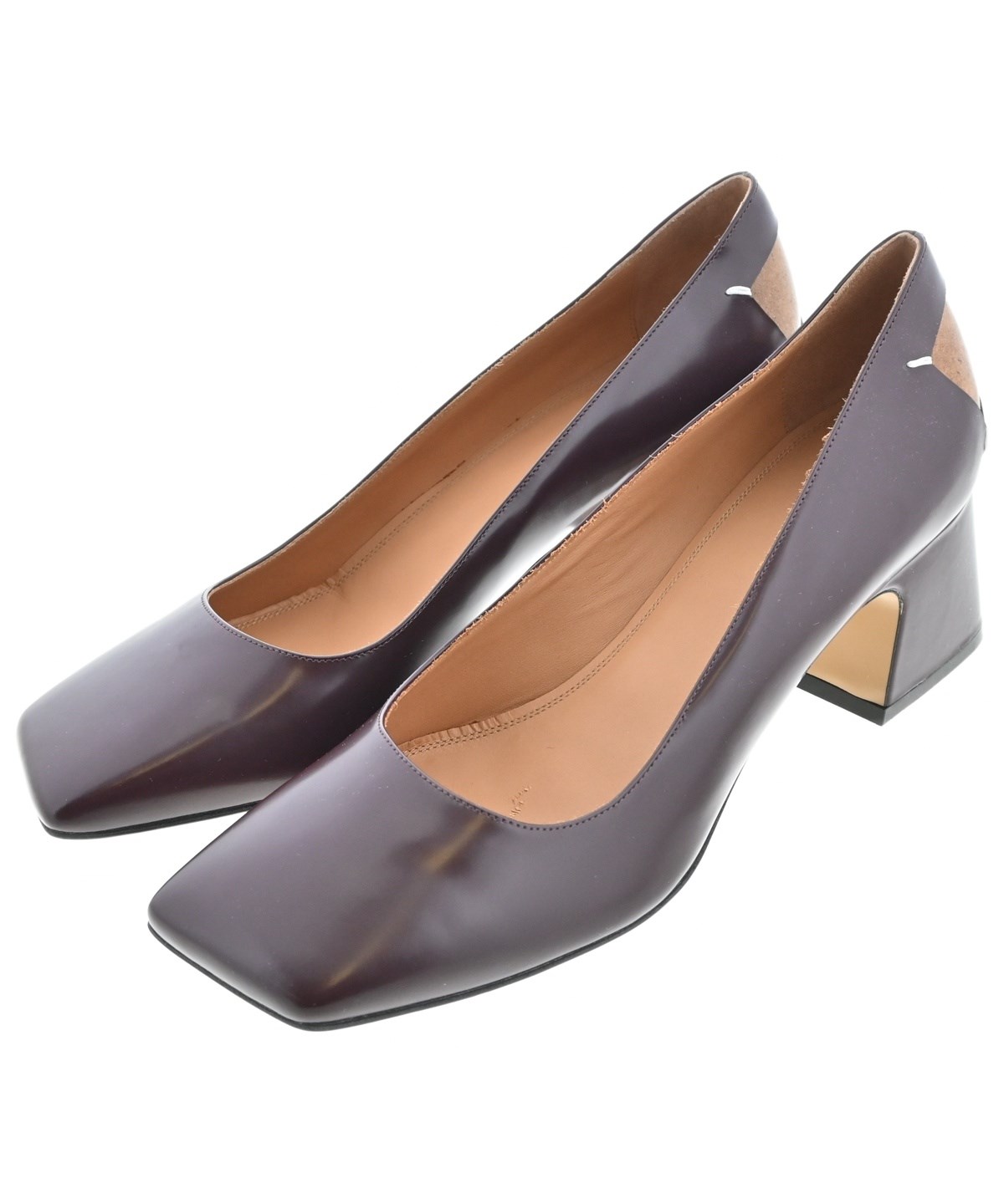 Maison Margiela（メゾンマルジェラ）パンプス 茶 サイズ:EU38(24.5cm