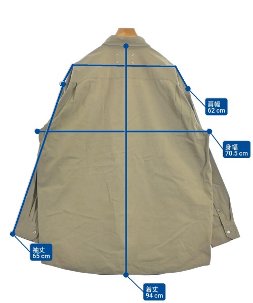 Maison Margiela（メゾンマルジェラ）カジュアルシャツ ベージュ サイズ:40(XL位) メンズ/2200648974321