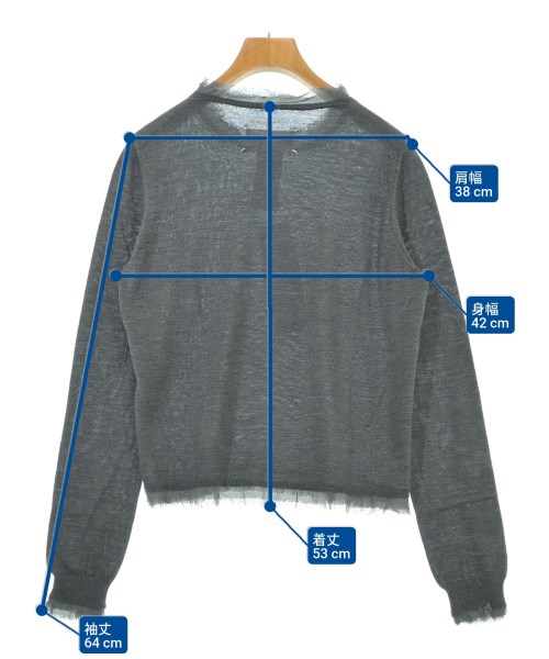 Maison Margiela（メゾンマルジェラ）ニット・セーター グレー サイズ:S レディース/2200646540047