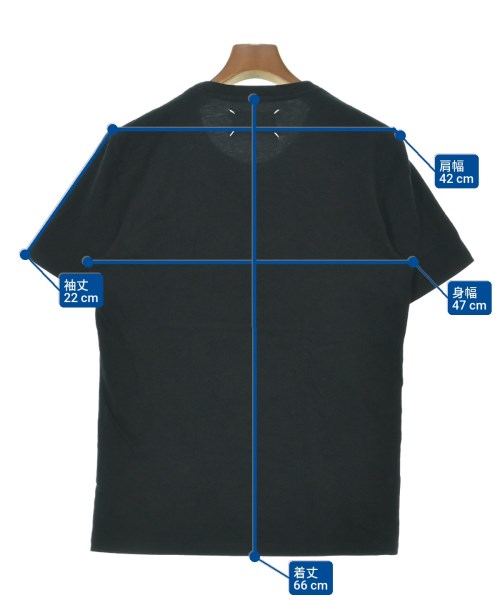 Maison Margiela（メゾンマルジェラ）Tシャツ・カットソー 黒 サイズ:44(S位) メンズ/2200650673045