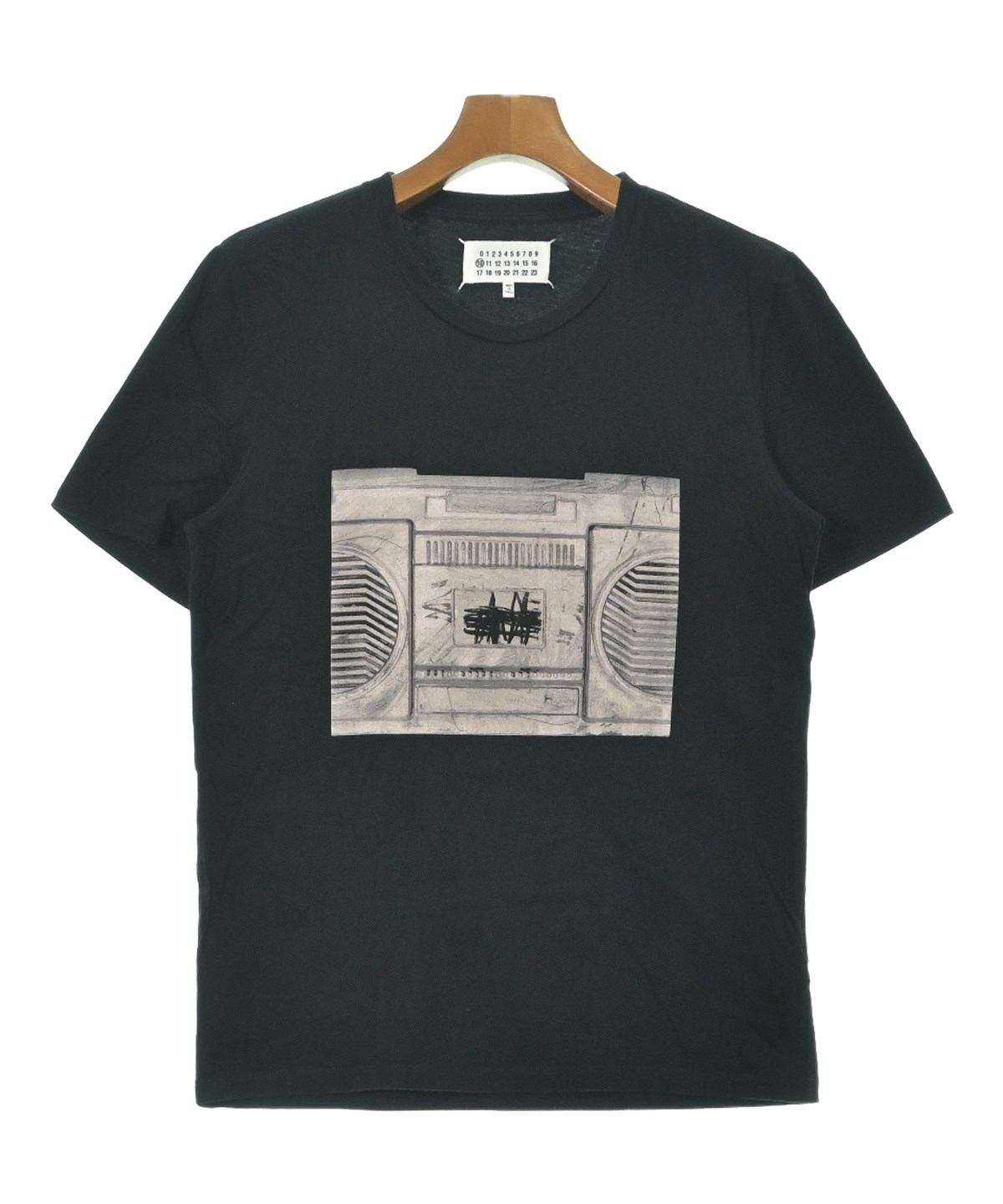 maison margiela カットソー Maison Margiela（メゾンマルジェラ）Tシャツ・カットソー 黒 サイズ