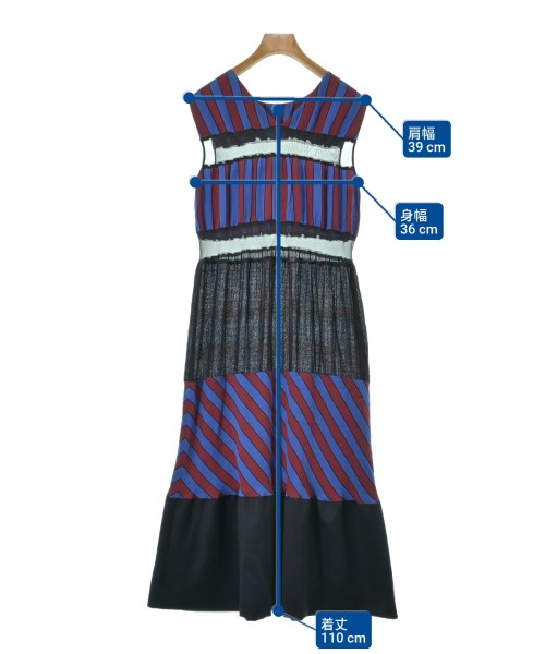 Maison Margiela（メゾンマルジェラ）ワンピース 青 サイズ:38(S位) レディース/2200651840095