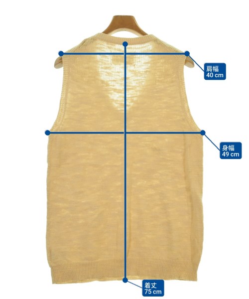Maison Margiela（メゾンマルジェラ）ベスト ベージュ サイズ:L メンズ/2200641046032