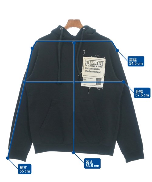 Maison Margiela（メゾンマルジェラ）パーカー 黒 サイズ:L メンズ/2200652454109